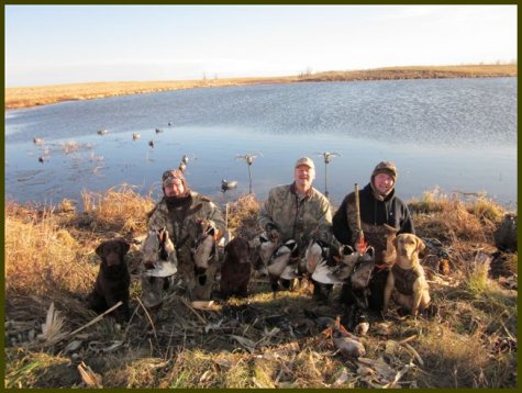 Kodi, son and daughter hunting